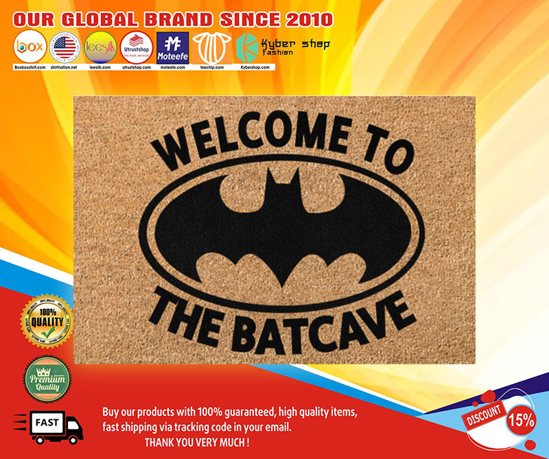 Bat man Welcome to the batcave doormat