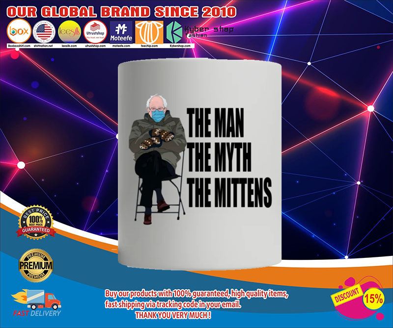 Bernie sanders the man the myth the mittens mug