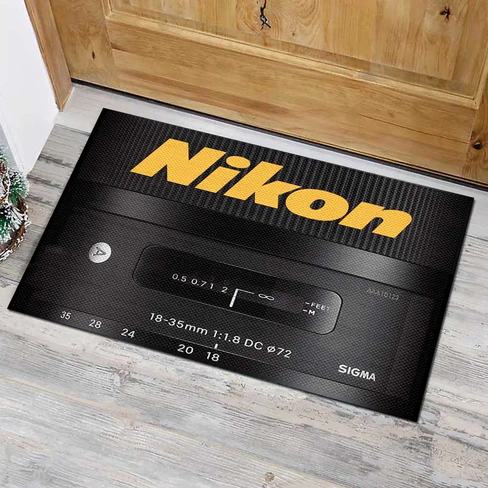 Black Nikon Lens Doormat 2