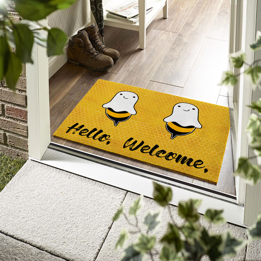 Boo Bees Hello Welcome Doormat 1