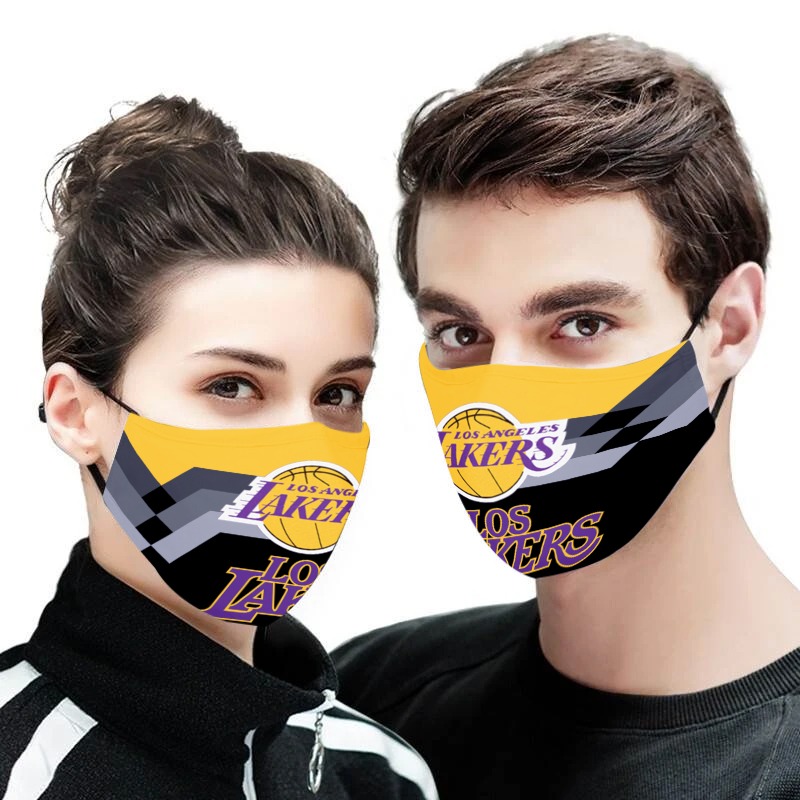 Los angeles lakers anti pollution face mask - maria