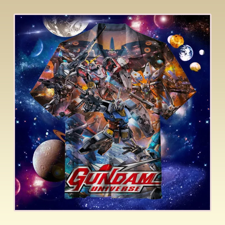Gundam Commemorative Hawaiian Shirt2