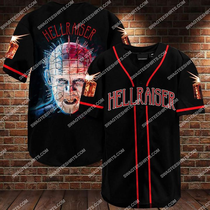 the hellraiser movie all over printed baseball shirt 1