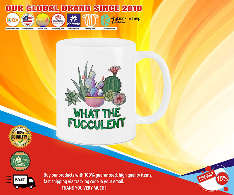 Cactus what the fucculent mug