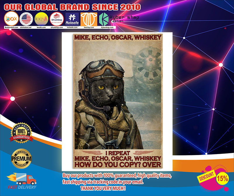 Cat I repeat mike echo oscar whiskey how do you copy over poster4