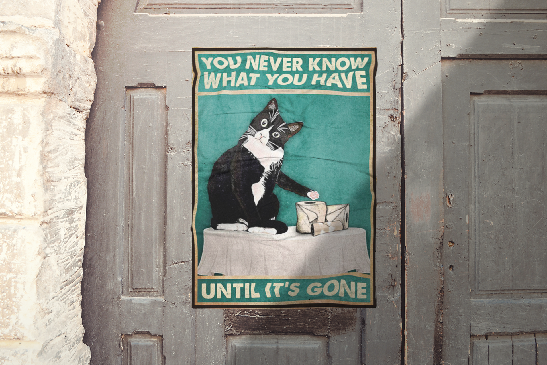 Cat You never know know what you have until it's gone poster1