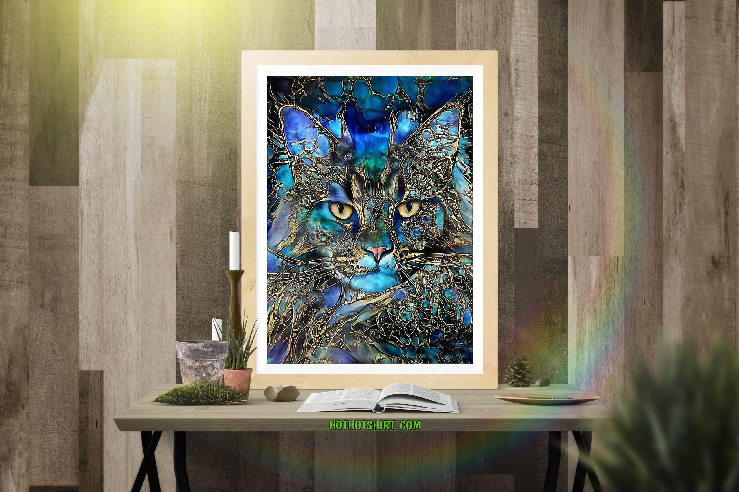 Cat legend trippy poster 1