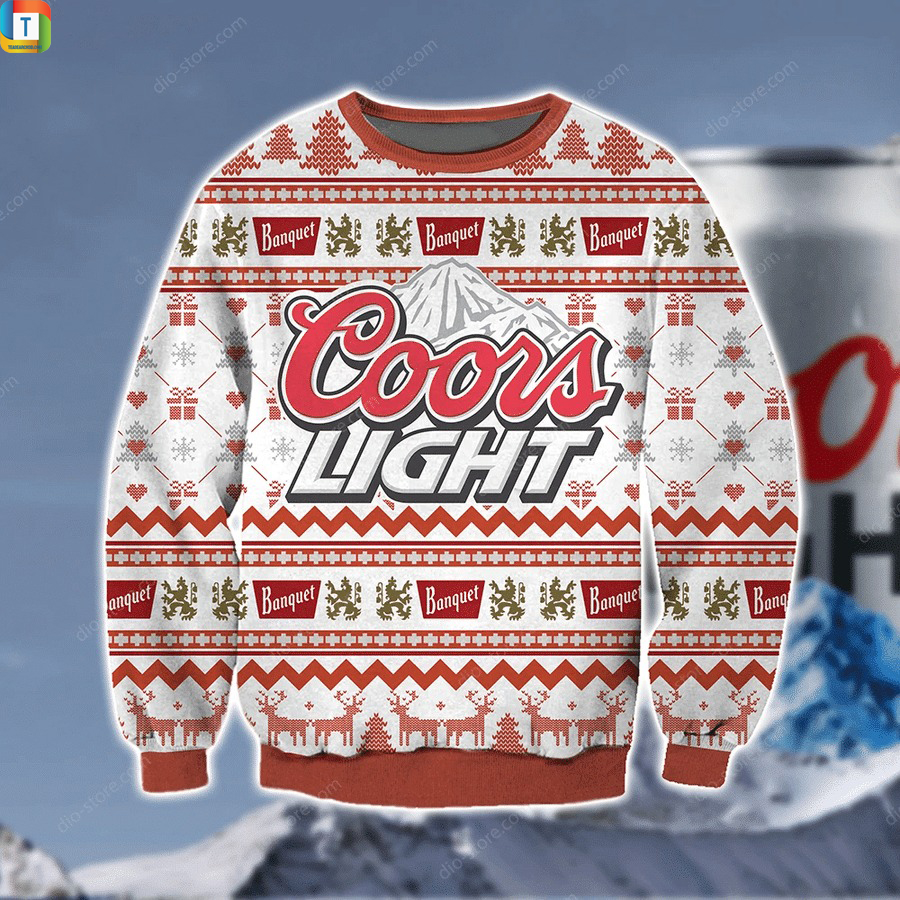 Coors light ugly sweater