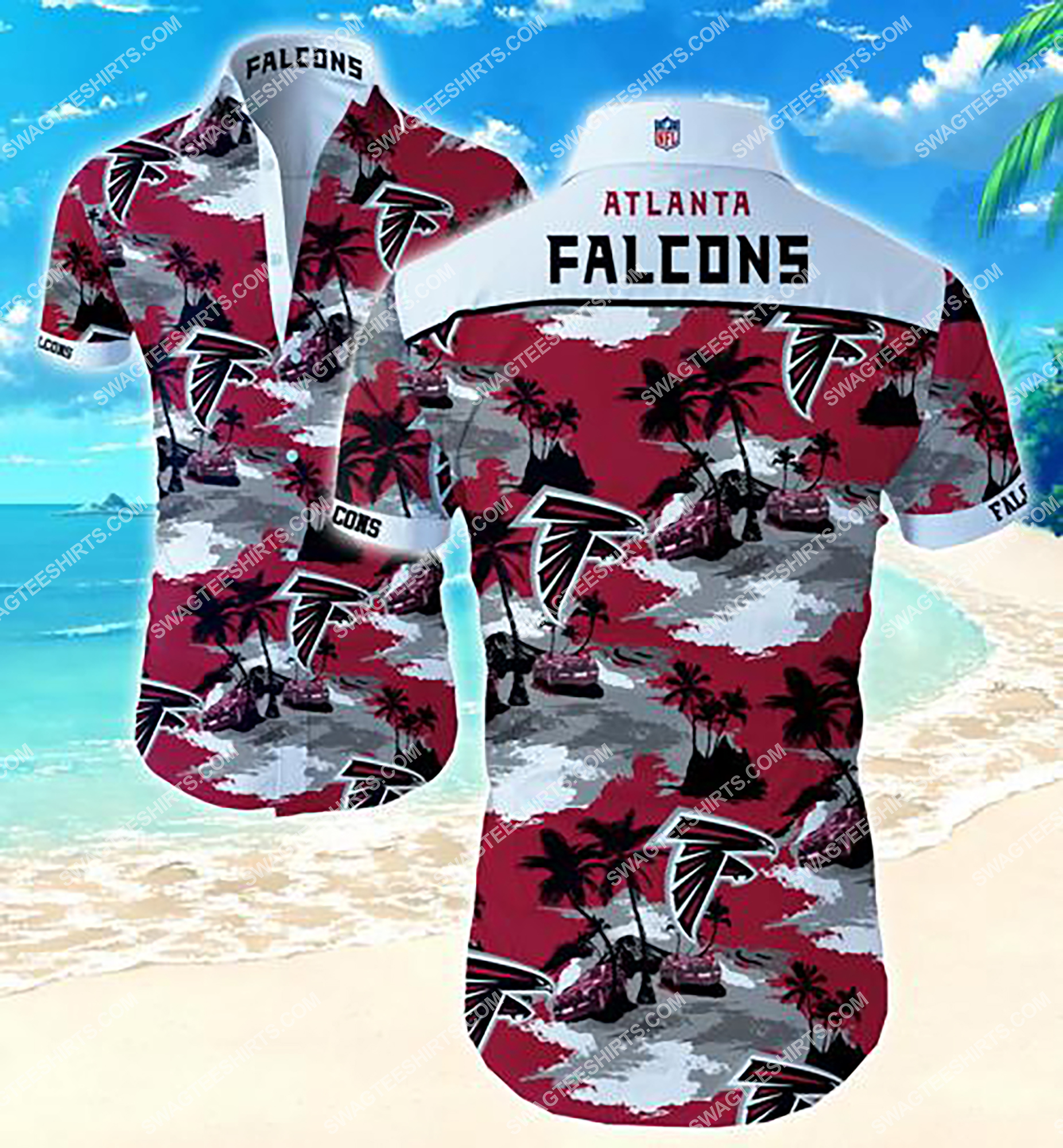 [highest selling] the atlanta falcons football team summer hawaiian shirt – maria