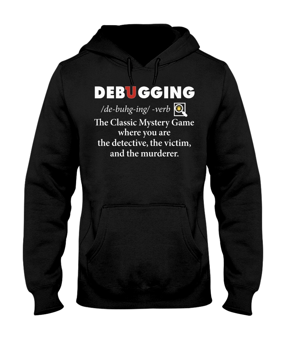 Debugging the classic mystery game where you are the detective the victim and the murderer shirt6