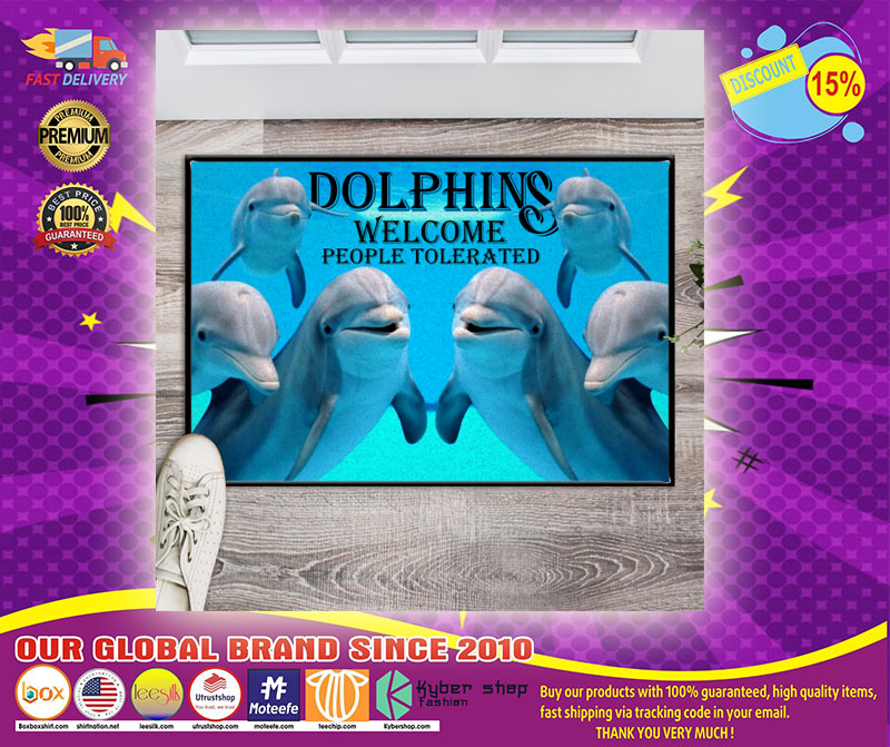 Dolphins welcome people tolerated Doormat1