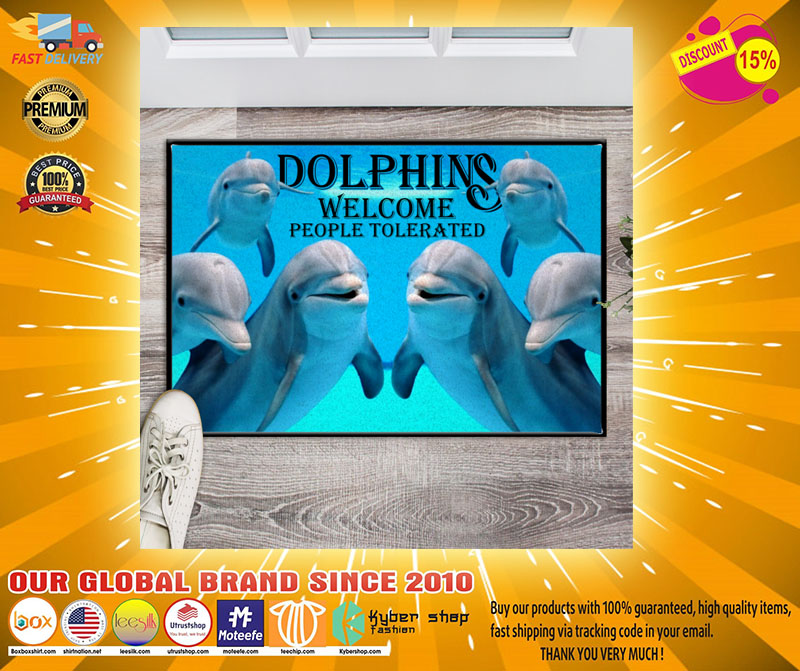 Dolphins welcome people tolerated Doormat3