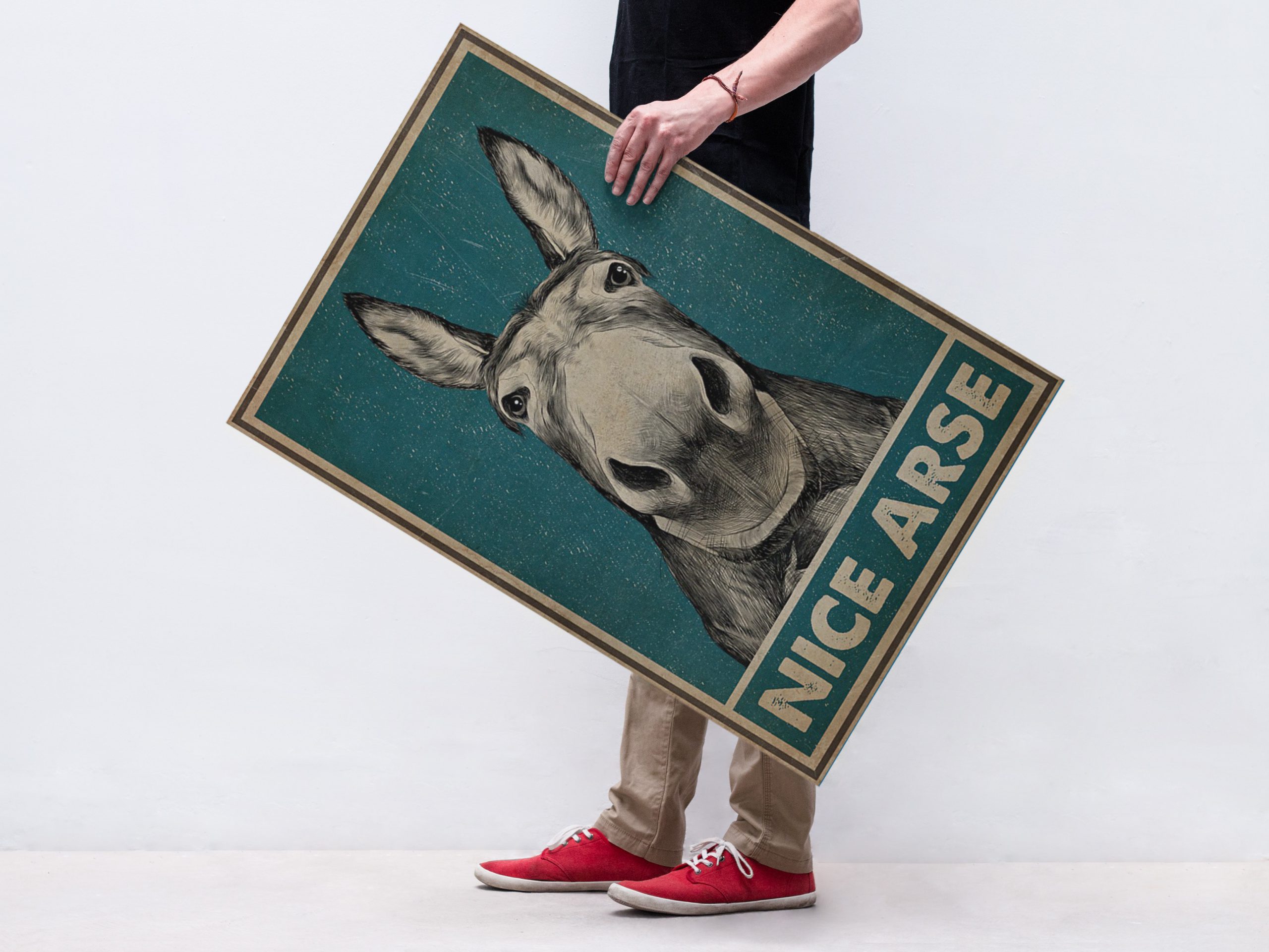 Donkey nice arse poster 2