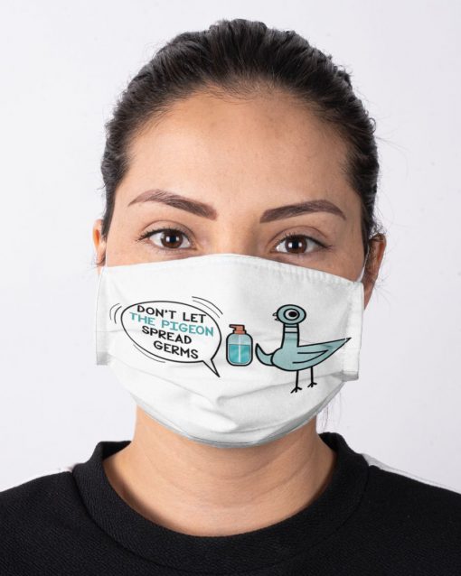 Dont-let-the-pigeon-spread-germs-face-mask-girl