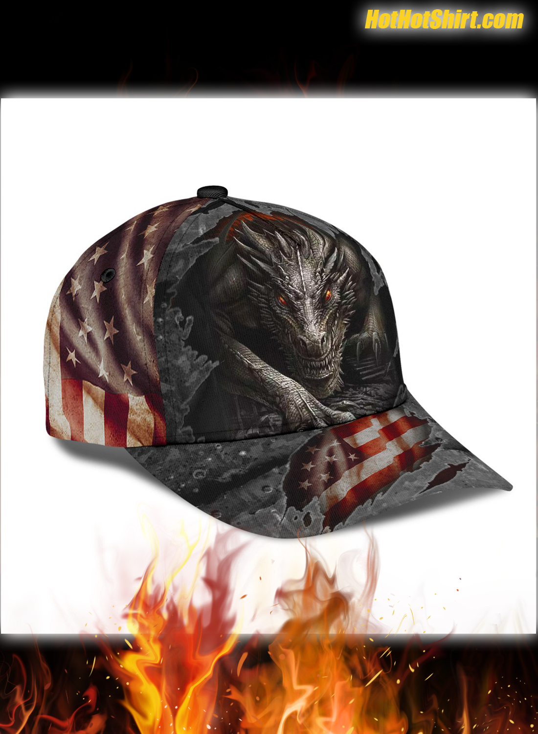 Dragon tattered classic cap 3