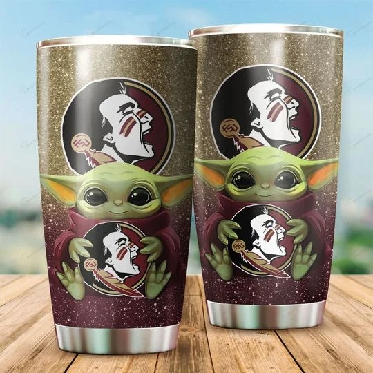 Florida State Seminoles Baby Yoda Tumbler