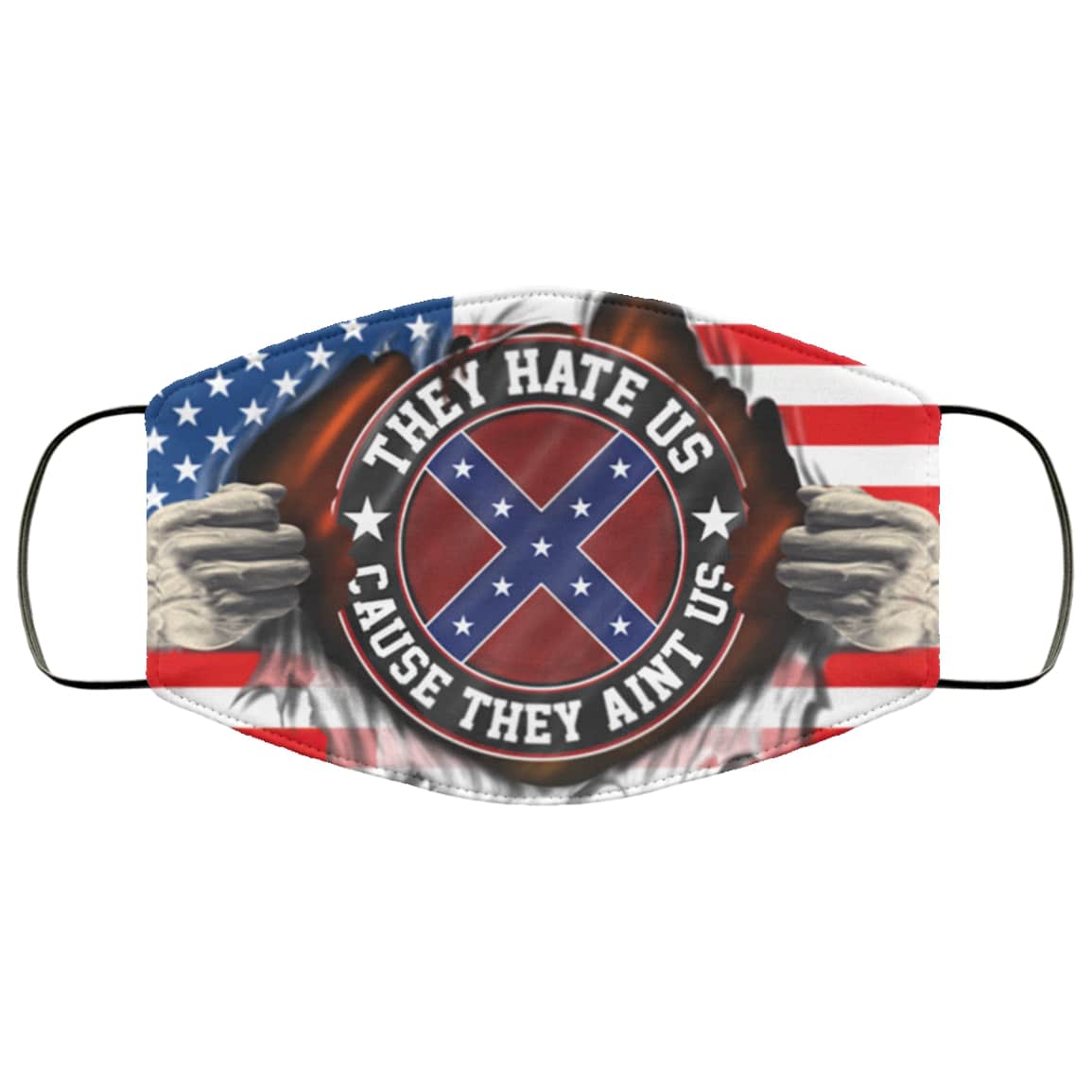 American confederate flag they hate us cause they aint us anti pollution face mask – maria
