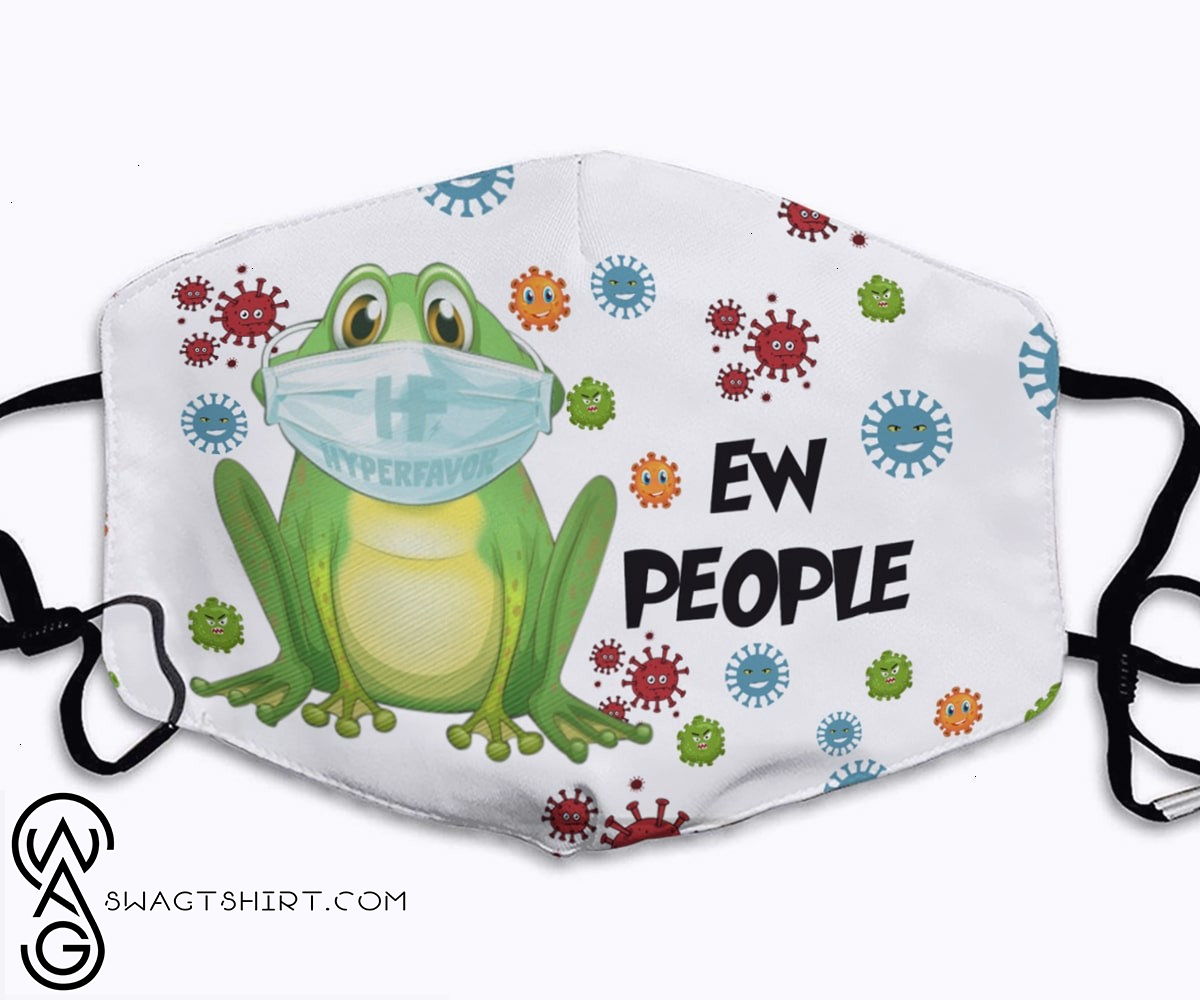 Crazy frog ew people full printing face mask