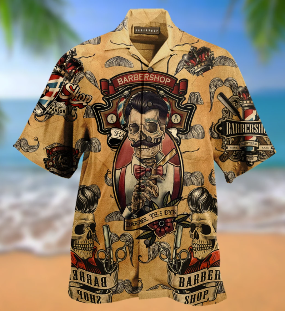 Barbershop hawaiian shirt - dnstyles