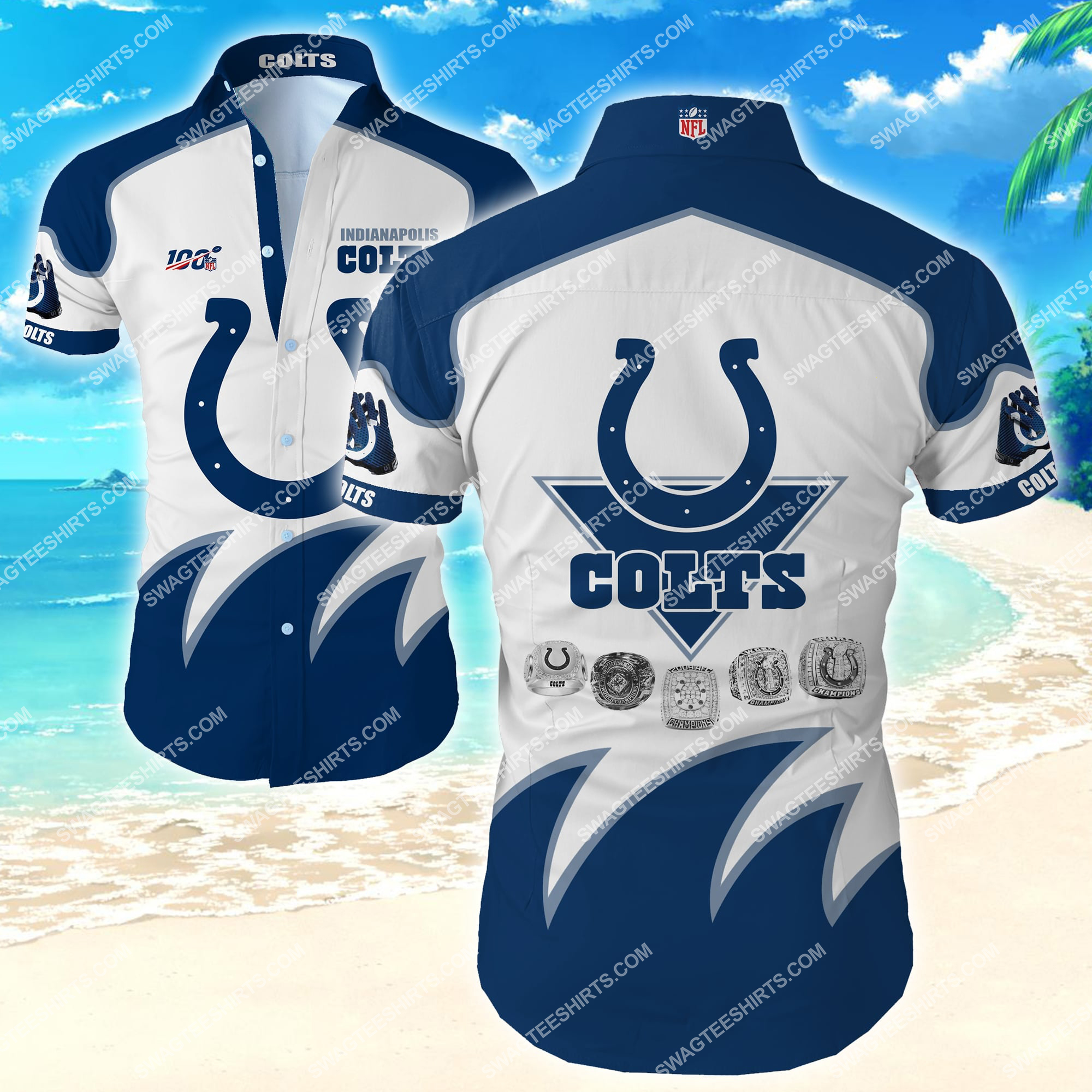 [highest selling] football team indianapolis colts full printing summer hawaiian shirt – maria