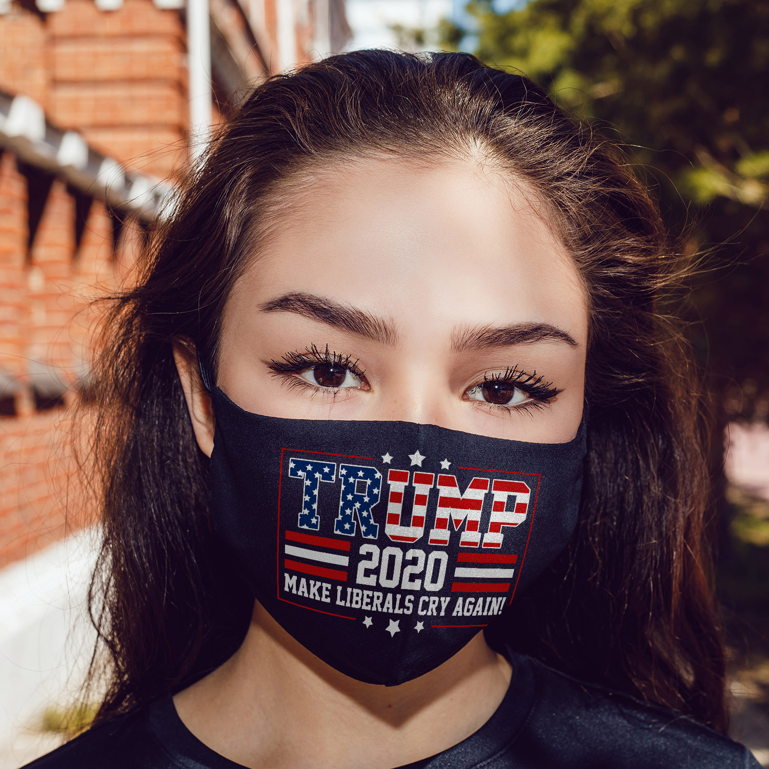 Trump 2020 make liberals cry again anti pollution face mask - maria