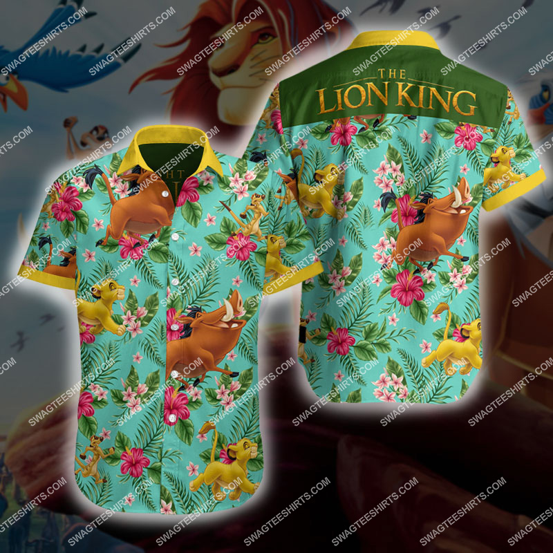 the lion king all over print hawaiian shirt 2