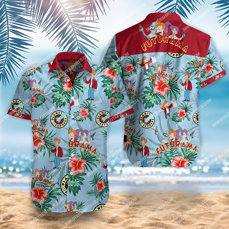futurama movie all over print hawaiian shirt 2