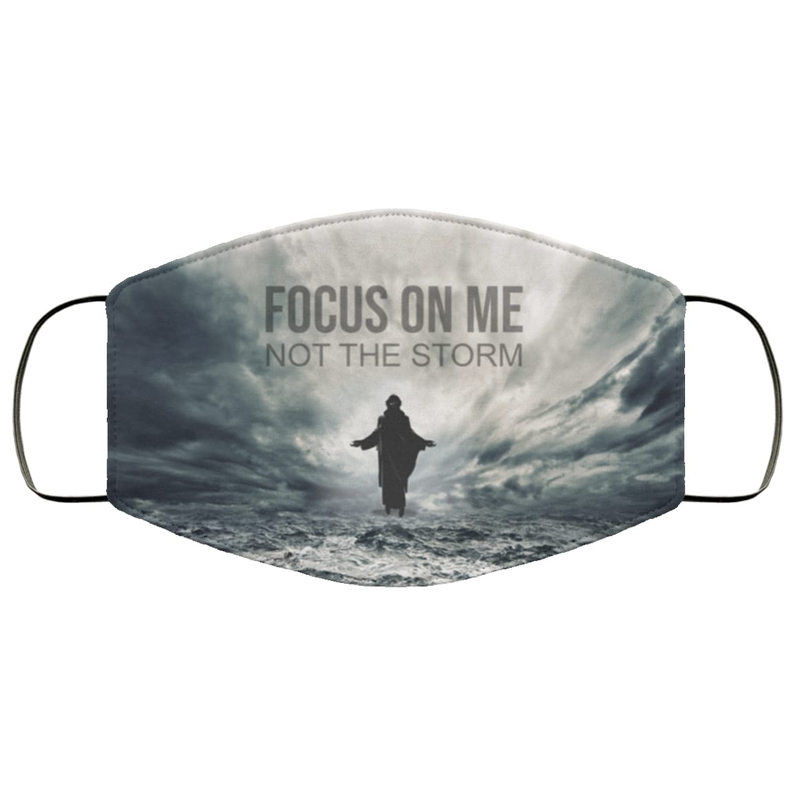 Jesus focus on me not the storm anti pollution face mask - maria