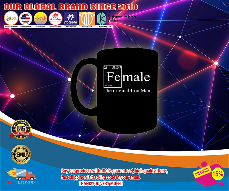 Female the original iron man mug1