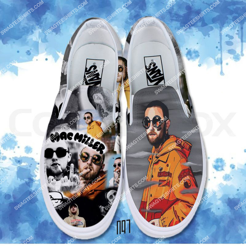 [highest selling] mac miller all over print slip on shoes – maria