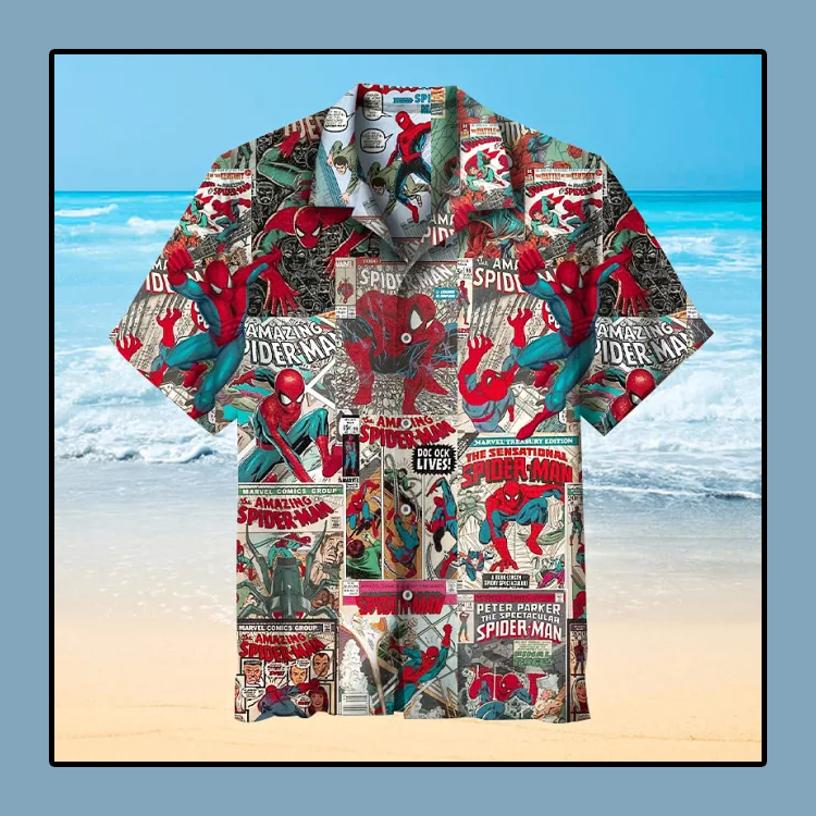 Spider-Man Commemorative Hawaiian Shirtc4