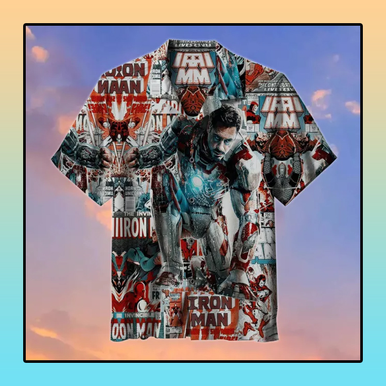 Iron Man Commemorative Hawaiian Shirt4
