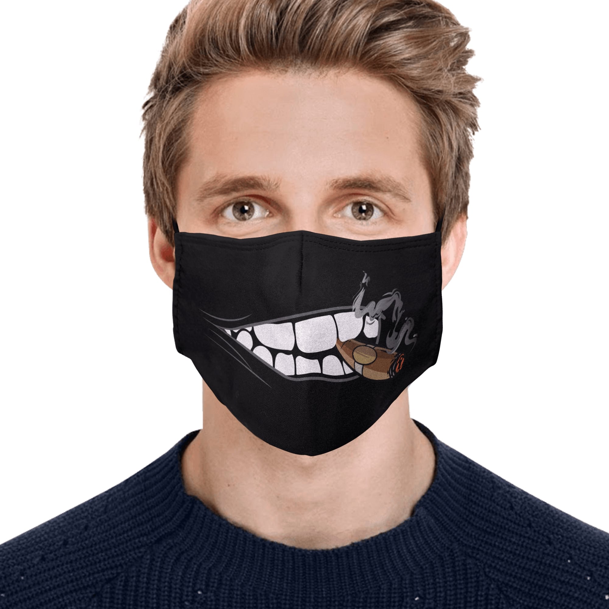 Mouth and cigar anti pollution face mask