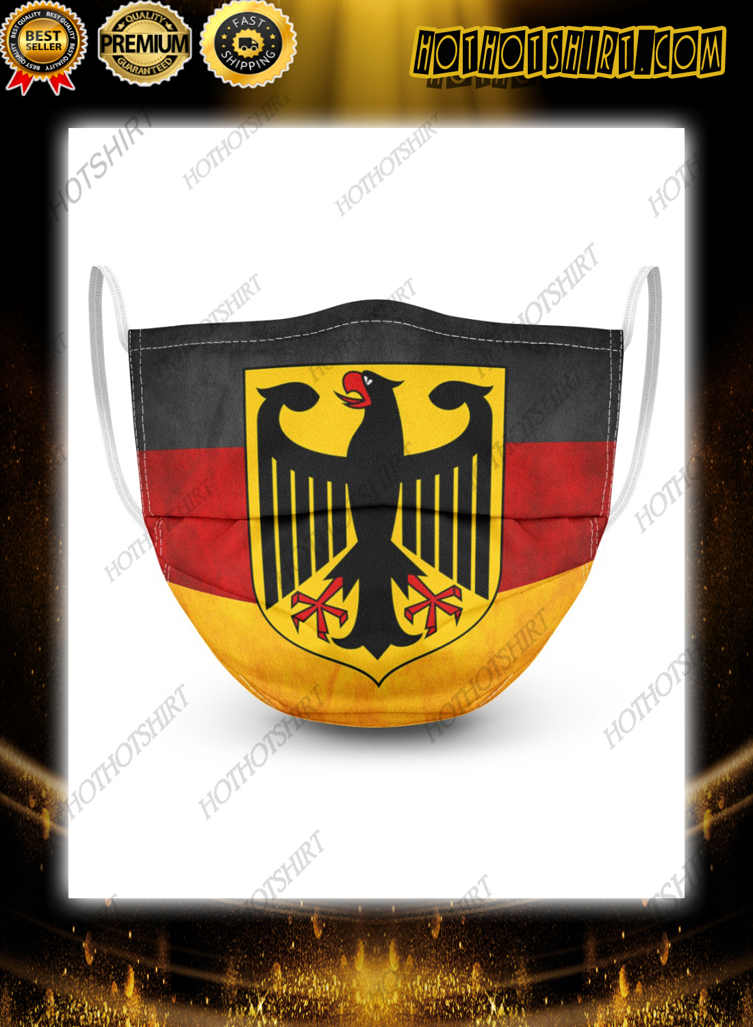 Germany flag face mask 1