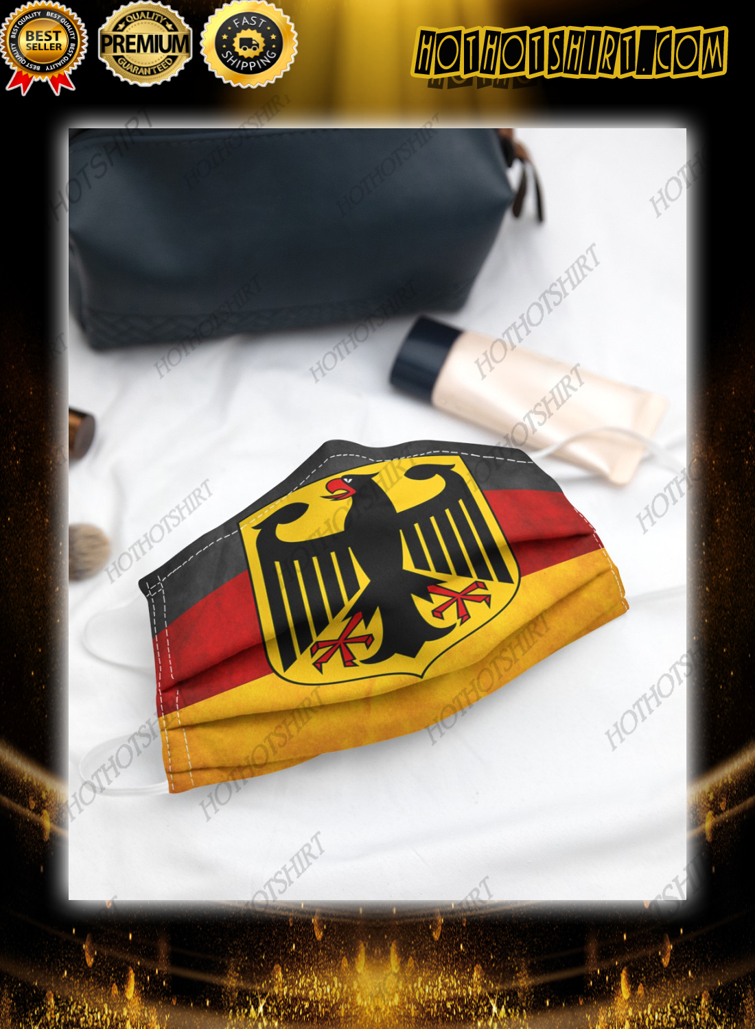 Germany flag face mask 2