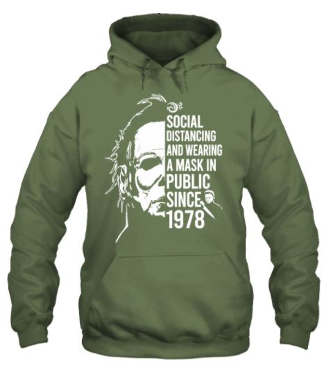 Distancing mask since 1978 hoodie