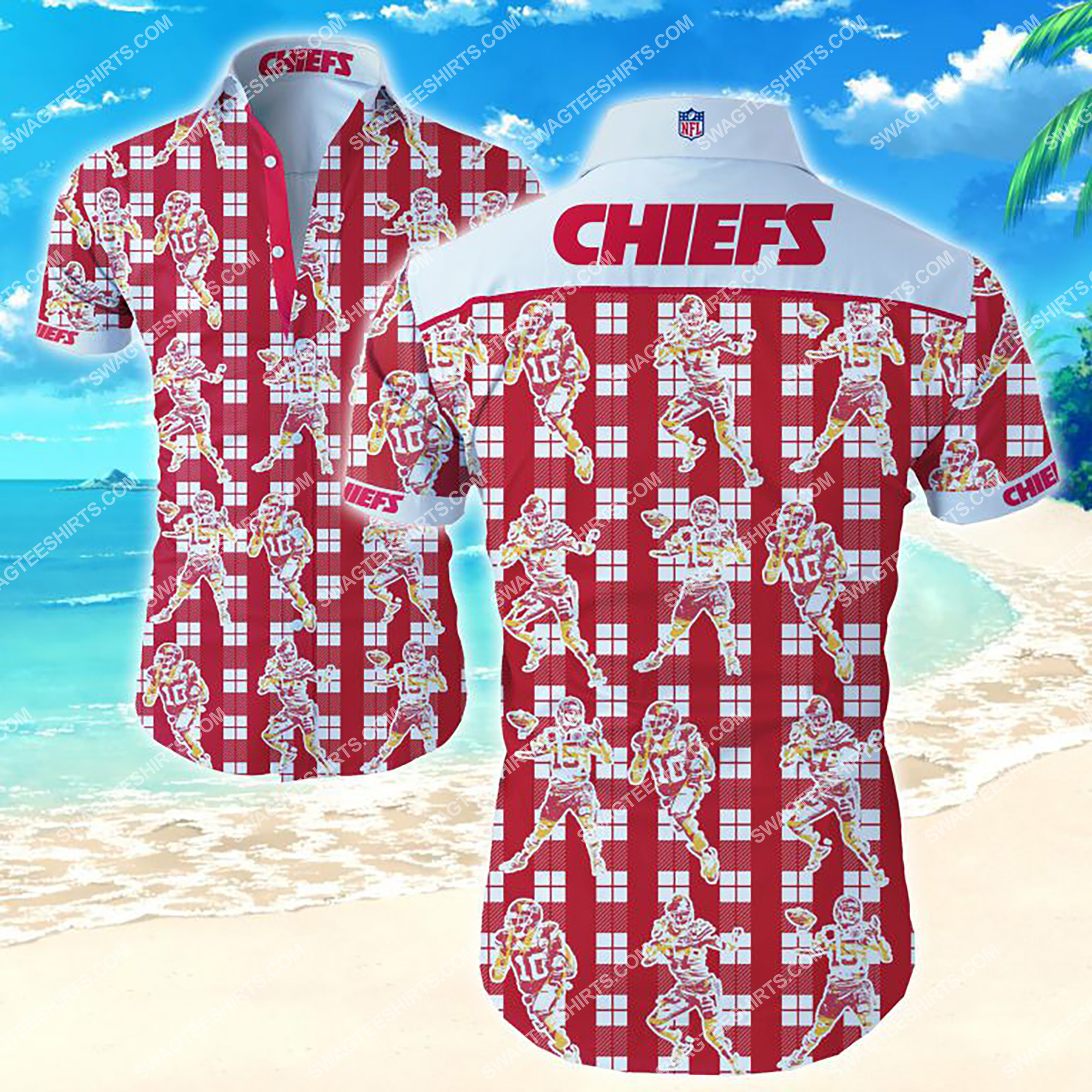 [highest selling] the kansas city chiefs football team summer hawaiian shirt – maria