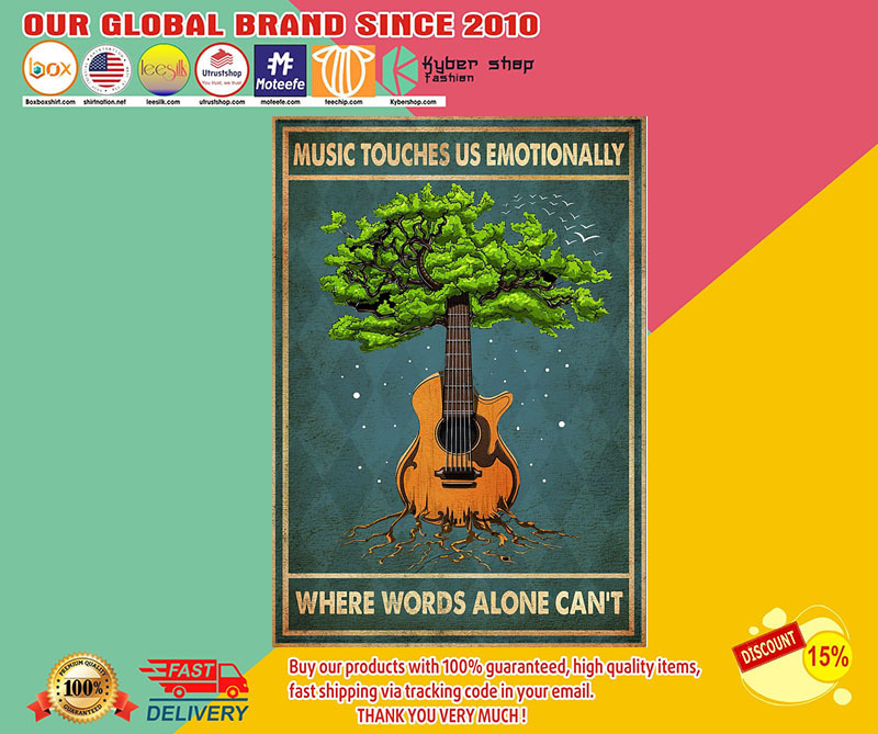 Guitar music touches us emotionally where words alone can't poster1