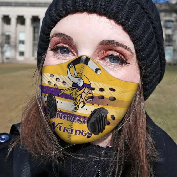 Minnesota vikings filter face mask