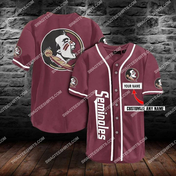 [highest selling] custom name the florida state seminoles baseball full printing baseball jersey – maria