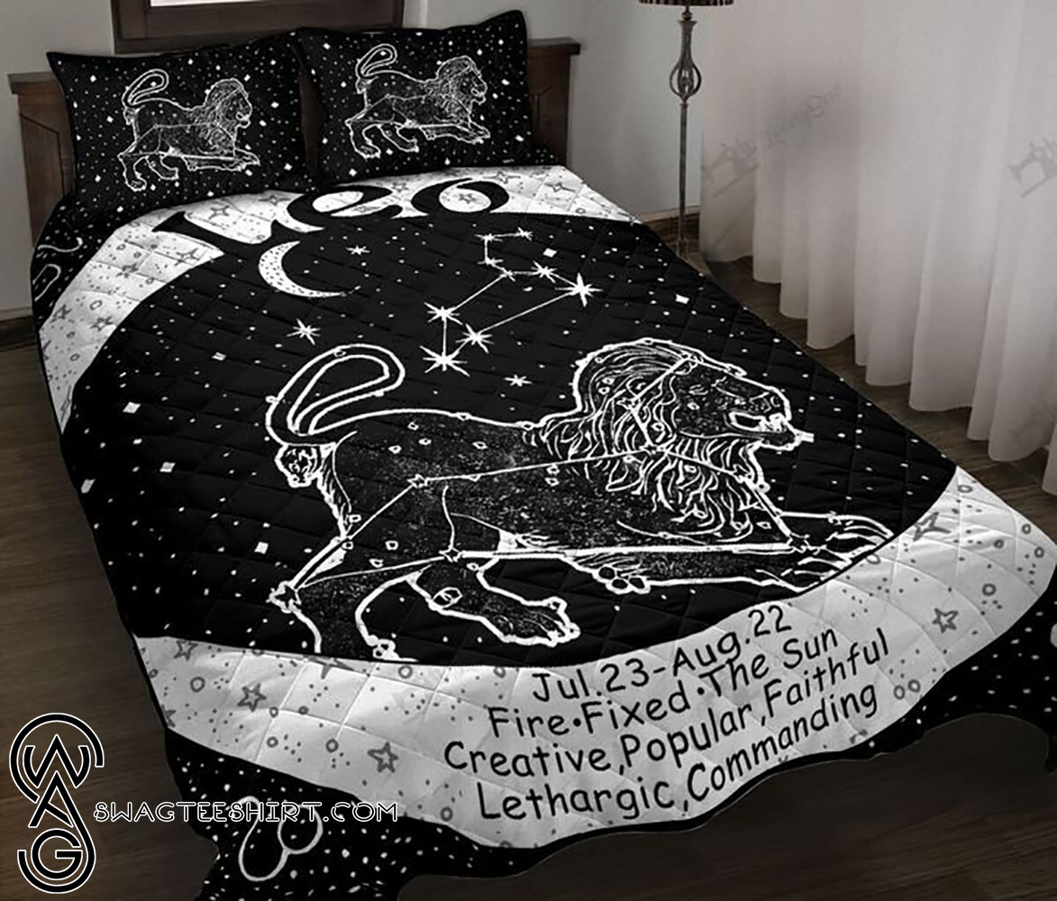 Leo zodiac symbol full printing quilt - Maria