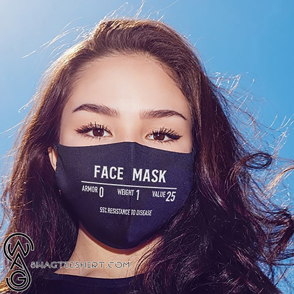 Light armor armor 1 weight 0 value 25 anti pollution face mask - maria