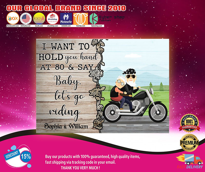 I want to hold your hand at 80 and say baby let's go fishing poster1