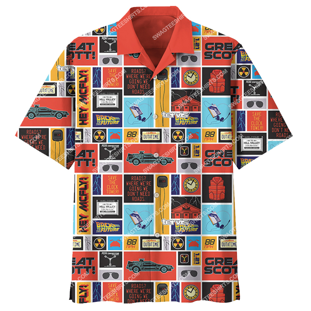 [highest selling] back to the future great scott vintage all over print hawaiian shirt – maria