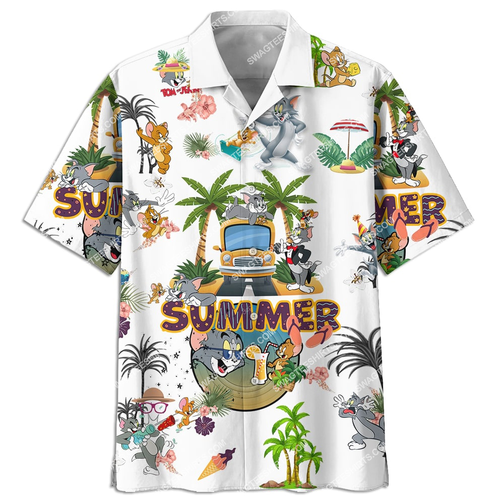 [highest selling] tom and jerry cartoon full printing hawaiian shirt – maria