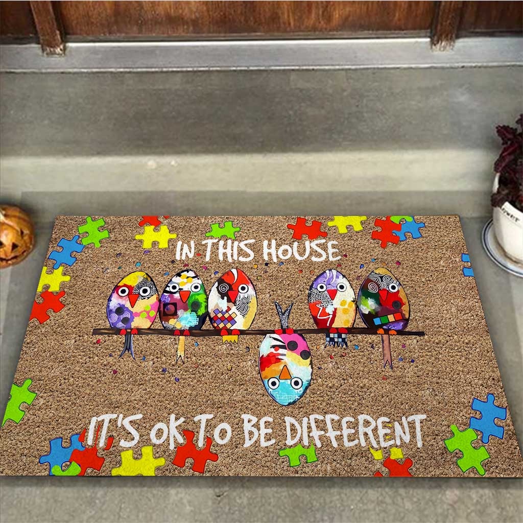 In this house it's ok to be different doormat1