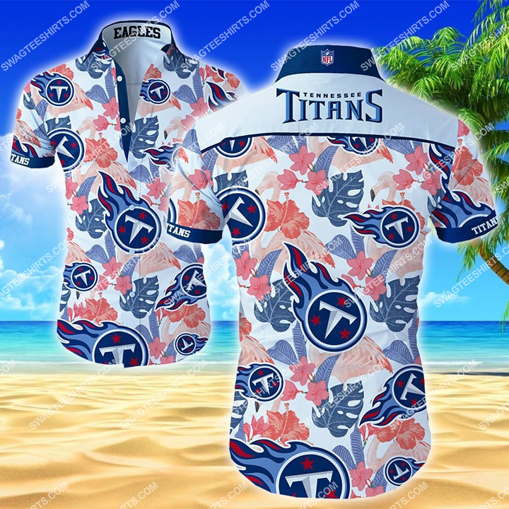 tropical tennessee titans football team hawaiian shirt 2