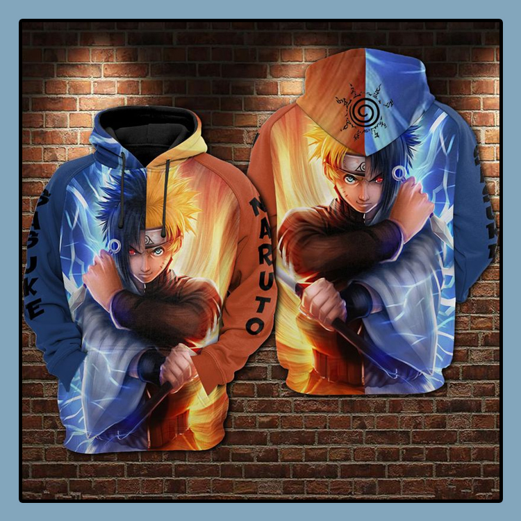 Naruto and sasuke2 TR hoodie4