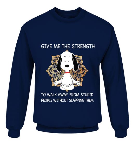 Snoopy give me strength sweater