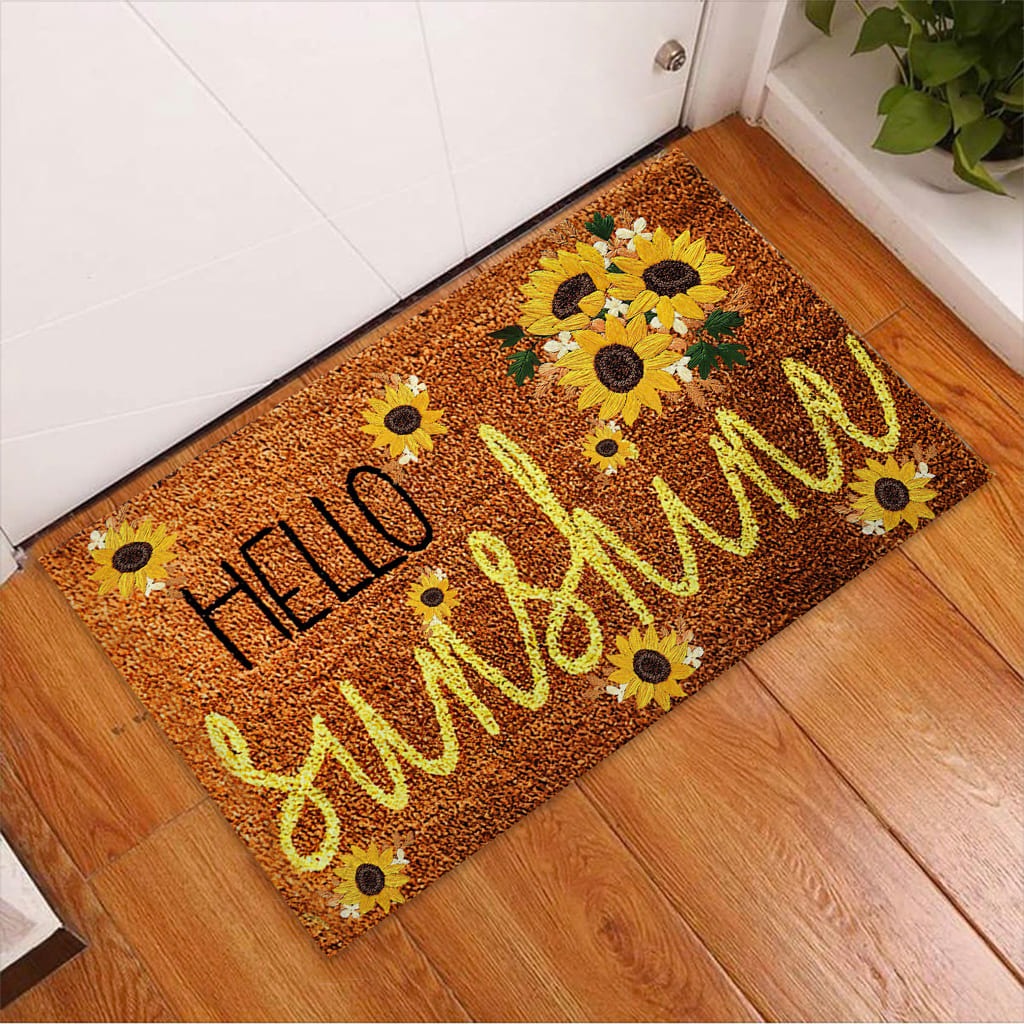 Sunflower Hello sunshine Doormat – LIMITED EDITION